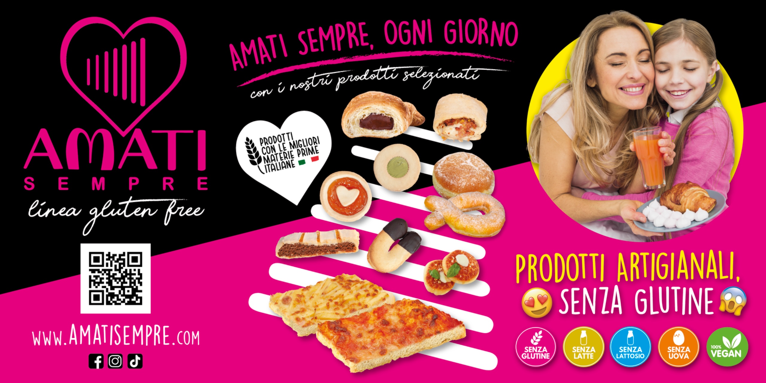 Sfondo Amati Sempre, cibi senza glutine